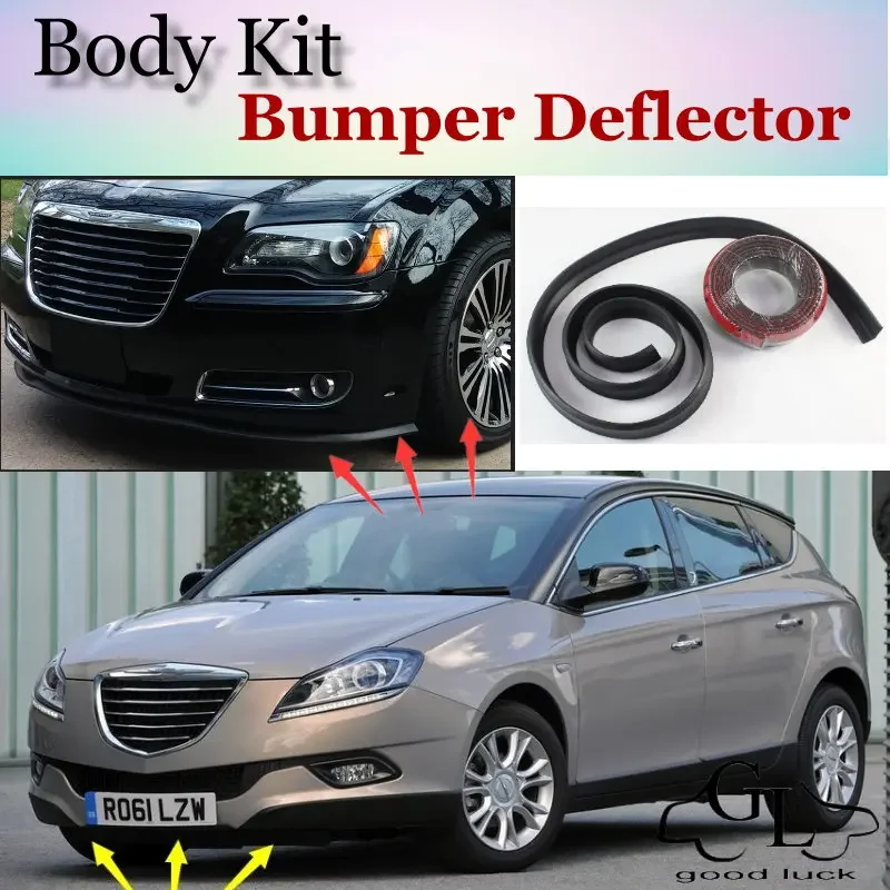 

Бампер, дефлектор губ, губы для Chrysler Delta, передний спойлер, юбка для вентиляторов TopGear, тюнинг автомобиля/кузов, комплект/полос