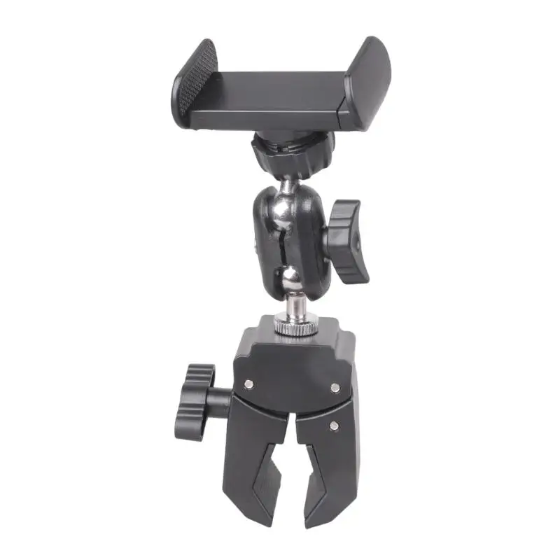 

Universal Golf Cart Phone Holder With Adjustable Clamp For Bicycles Strollers And Wheelcars Fit 4.5 To 7Inch Phones