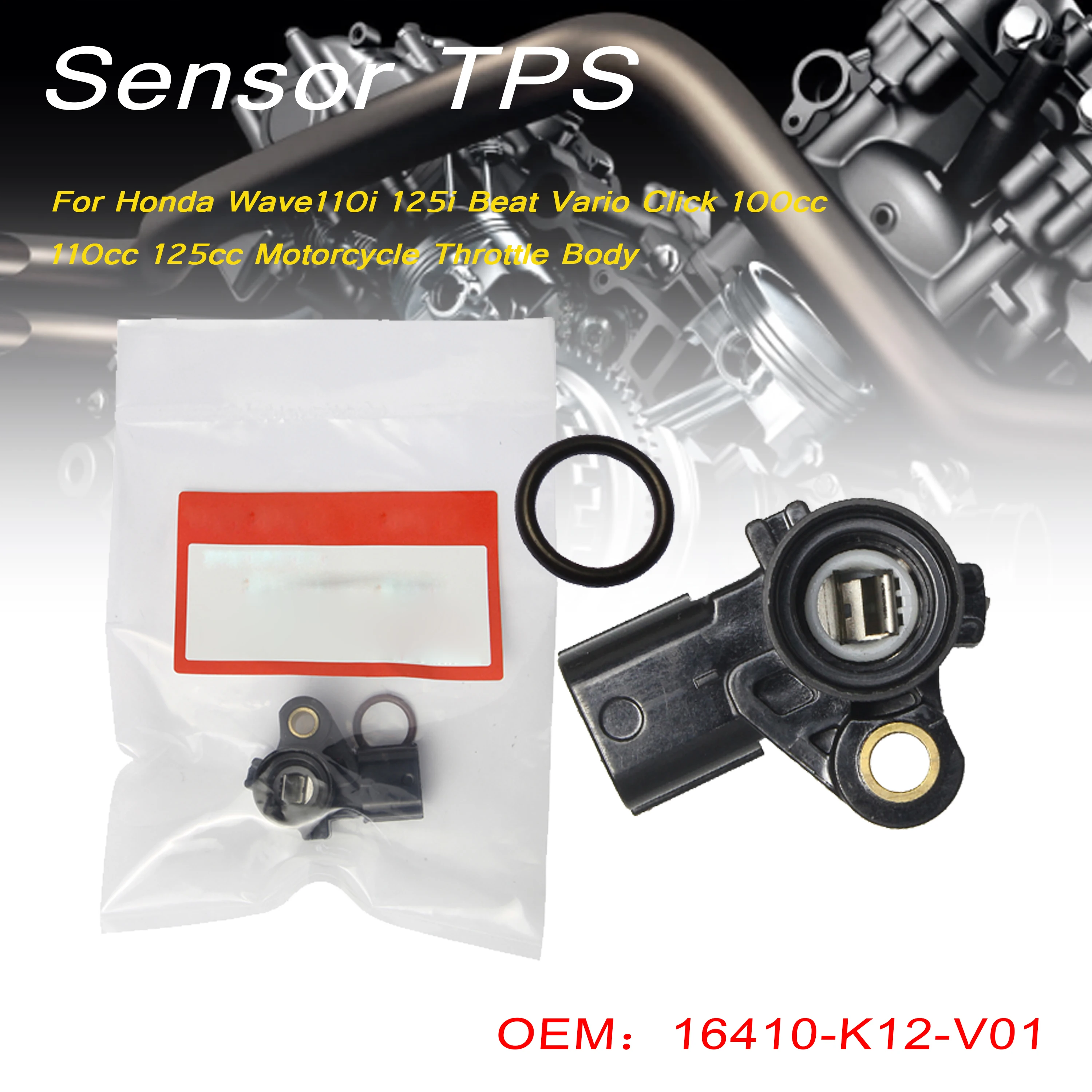 

Throttle Position Sensor Tps For Honda Wave110i 125i Beat Vario Click 100cc 110cc 125cc Motorcycle Throttle Body 16410-K12-V01