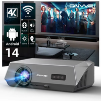 CAIWEI A10Q 4K Projector Android 14 Full HD 1080P Home Theater Cinema Video Google Netflix Licensed Auto Focus Beam Projectors