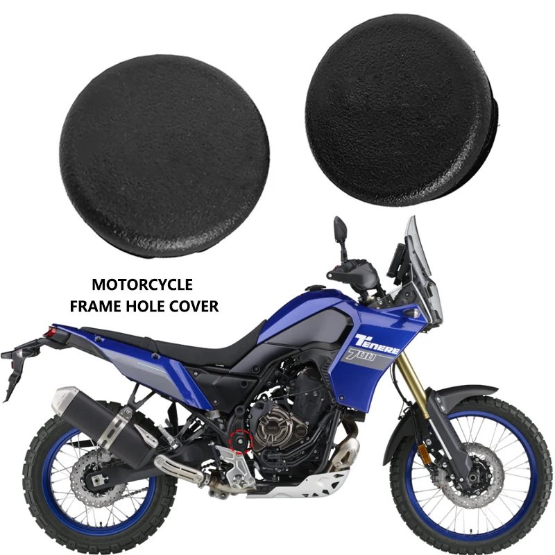 

For YAMAHA Tenere700 TENERE 700 World Raid XTZ 700 2019-2023 2022 Motorcycle Frame Hole Cover Caps Plug Decorative Frame Cap Set