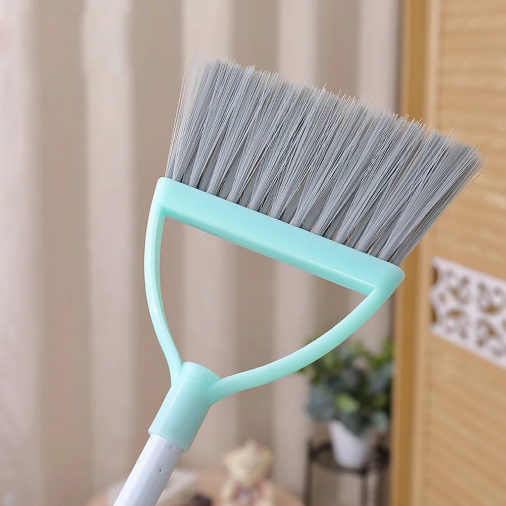 Mini Broom Mop Combination Set Blue Kid's Cleaning Tool No Damage to Floor Perfect for Role Playing Children Cleaning Toy Set