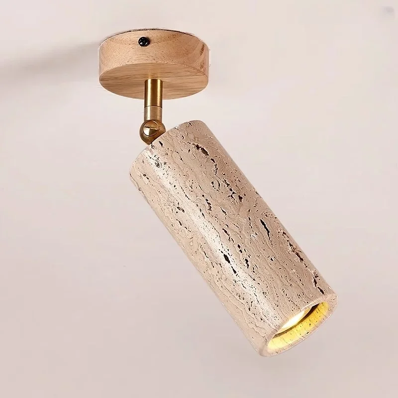 

Натуральный желтый пещерный камень, светодиодный потолочный светильник для коридора, прожектор для крыльца, балкона, желтый деревянный горб, японский атмосферный светильник