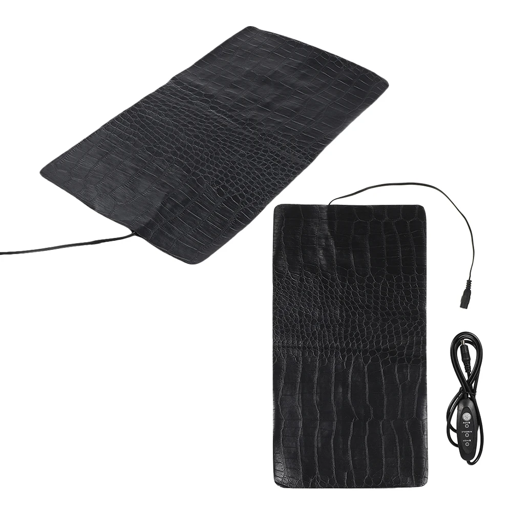 

2Pcs Pet Heating Pad USB Powered 3 Mode Adjustable Temperature Heating Mat for Cats Dogs Reptiles Portable Outdoor Heated Bed