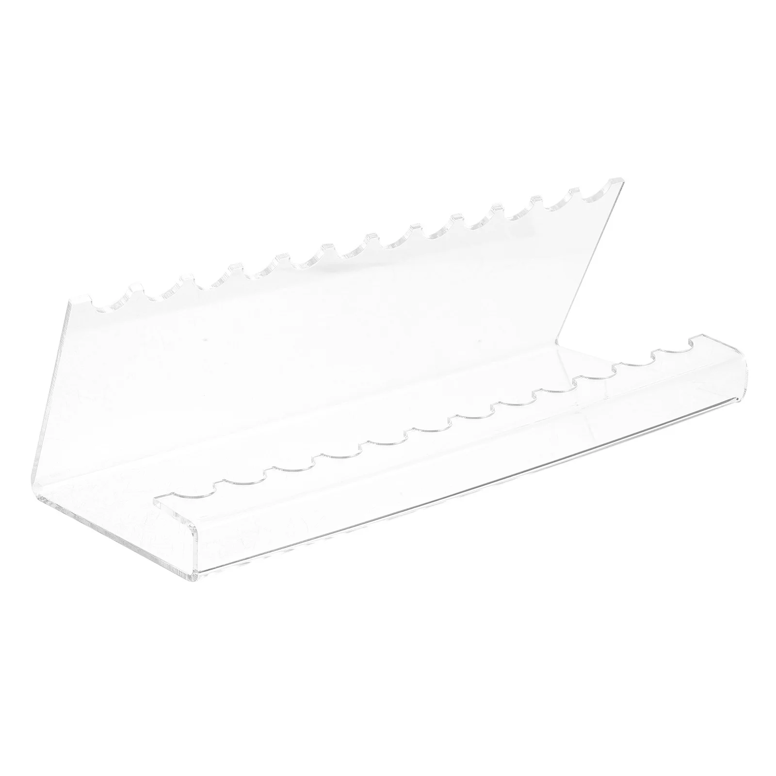 

Acrylic Pen Display Stand Thick Fountain Pen Holder Eyebrow Pencil Makeup Brush Organizer Storage Rack Nail Brush Stand