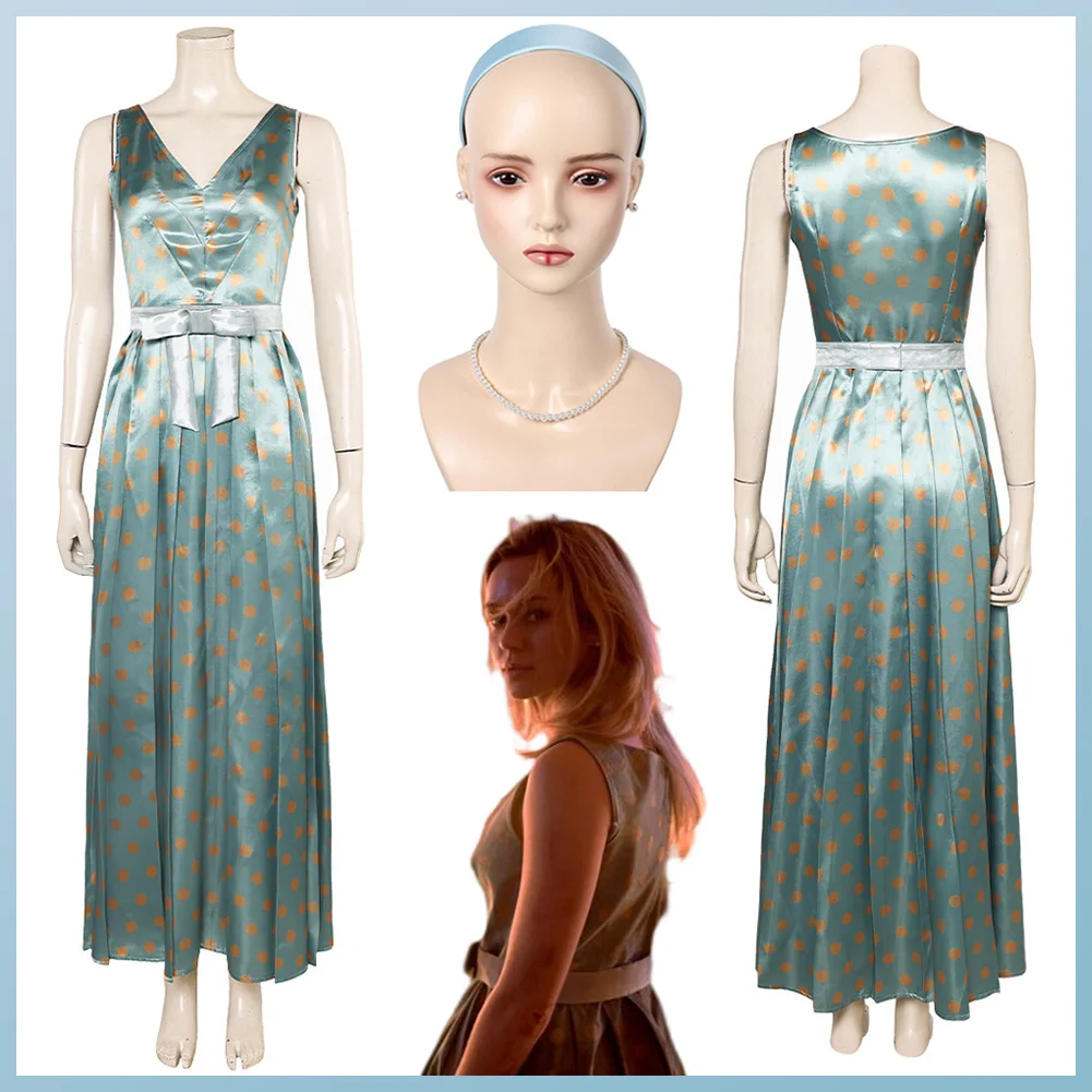 

Movie Final Destination 6 Costume Stefanie Cosplay Fantasy Clothing Dress Hairband Disguise Adult Women Fantasia Party Outfits