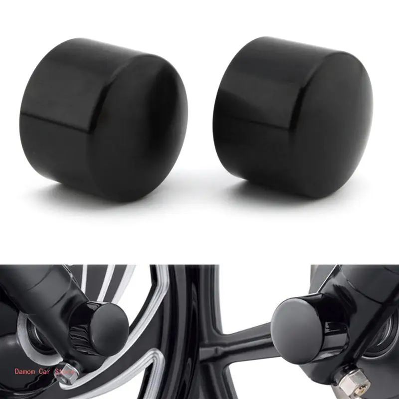 2x Motorcycle Front Nut Covers Caps for Sportster Touring