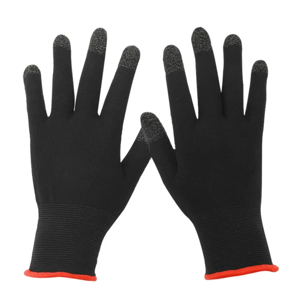 

2Pcs Gaming Gloves For Mobile Lightweight Gaming Touch Screen Gloves Warm Thin Sweat-proof Mobile Game Gloves