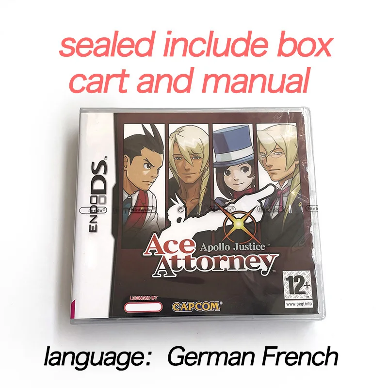 FRA FHG Fire Emblem Shadow Dragon Advance Wars Dual Strike Grand Theft Auto Chinatown Wars Box مع خرطوشة ألعاب يدوية لـ Ds