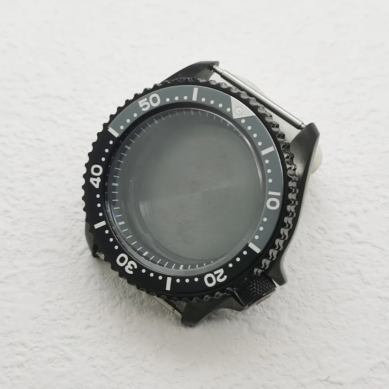 

42mm Black SKX007 Watch Case Sapphire Glass Fits NH35 4R NH36 7S Movement 28.5mm Dial With Bezel Insert Men Watch Repair Parts