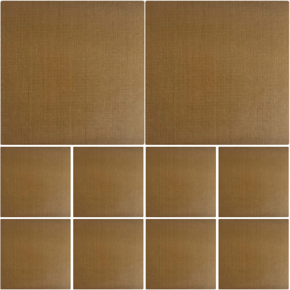 

10pcs Heat Insulation Hair Straightener Sticker For Curling Iron Flat Iron Glass Fabric Self-Adhesive Protector Salon Home Use