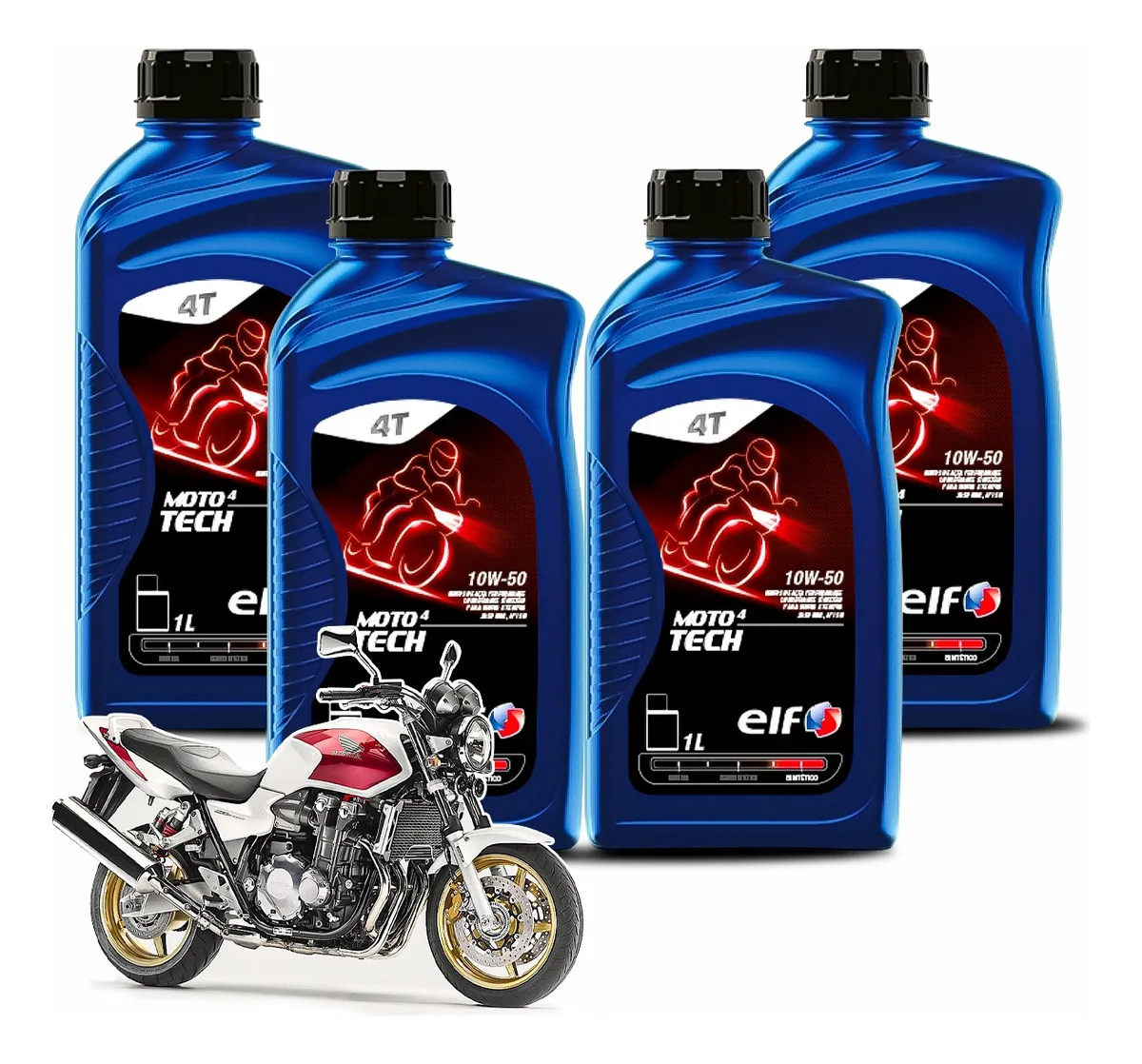 Honda Cb1300sf Synthetic Elf 10w-50 Tech Oil Exchange