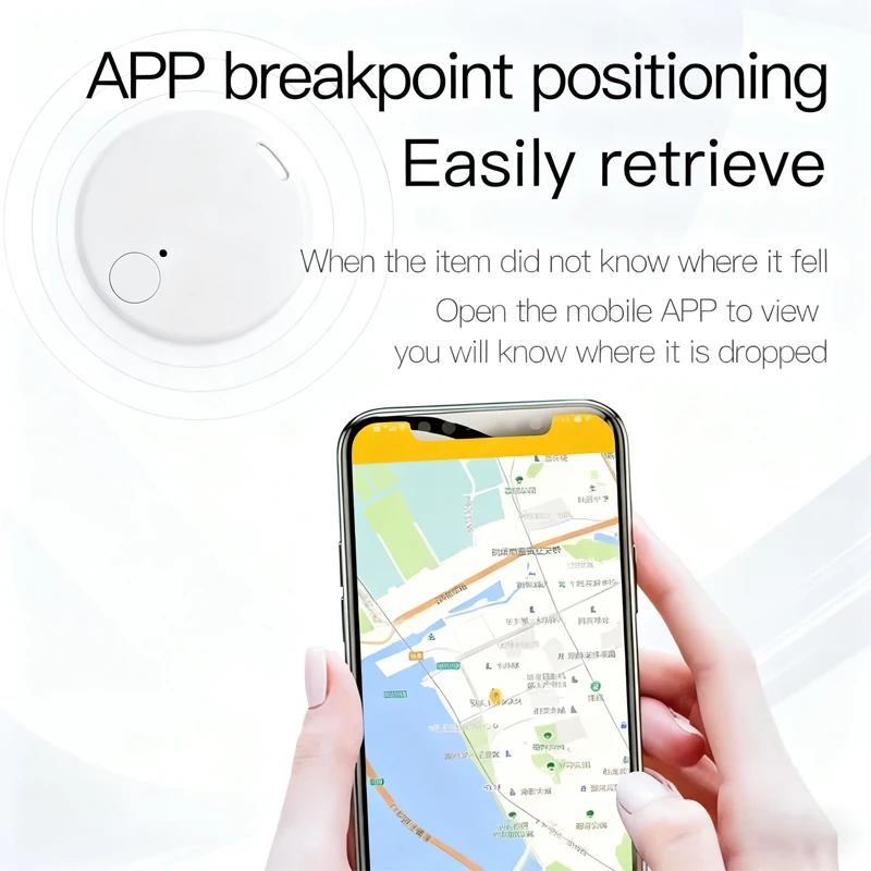 GPS Locator AntiLost Alarm Wallet Keychain Smart Tag Bluetooth-Compatible Tracer Keychain Dog Pet Child Tracker Key Finder