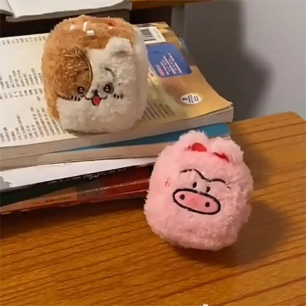 كيرينغ محشوة الحيوان خنزير صغير قلادة حقيبة سحر الكرتون الكلب المفاتيح الحقائب المدرسية قلادة Kawaii