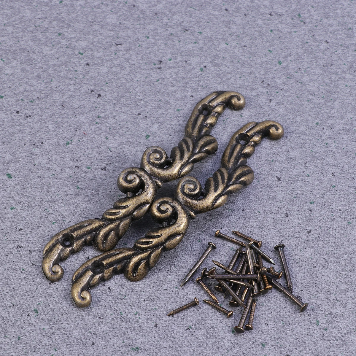 

2 Drawer Pull Handles Dresser Cabinet Knobs Metal Chinese Style Hardware Furniture Door Cupboard Decor