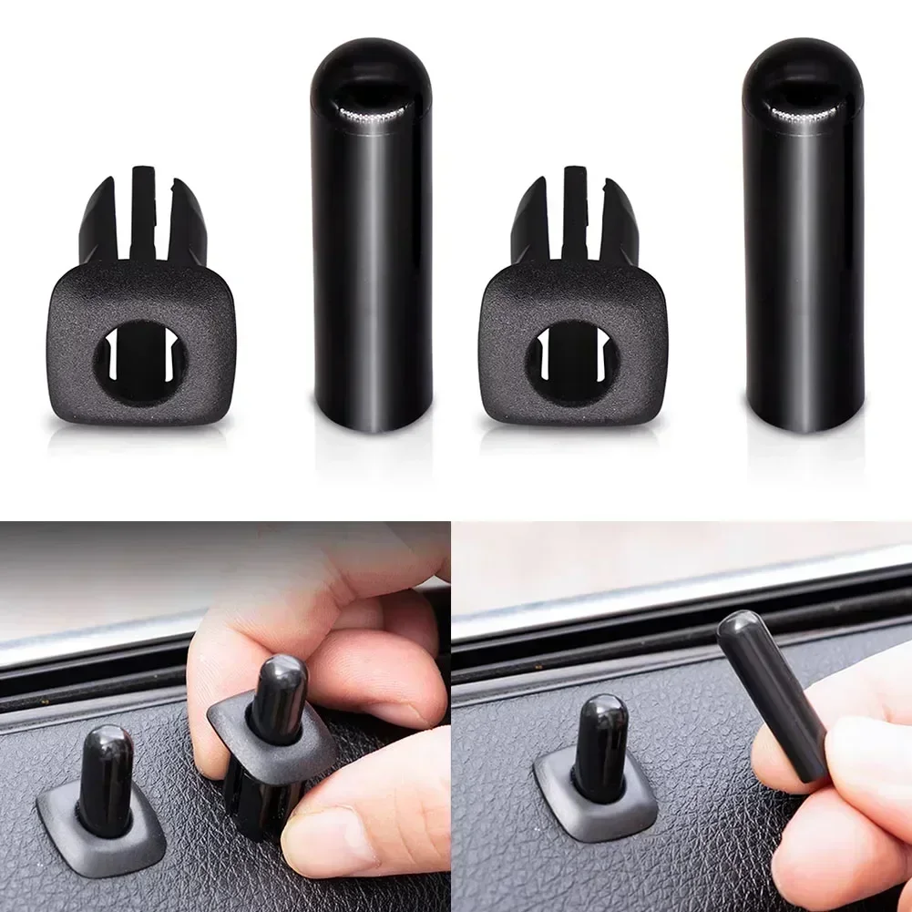 For BMW 5 Series F10 F18 E39 X5 E53 520 525 523 528 530 X3 X4 F25 4PCS Car Rear Door Lock Pin Knob Cap Car Accessories Interior