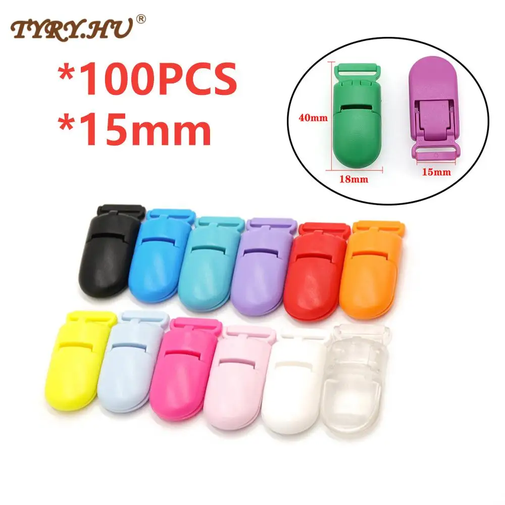 Tyry. Hu 100 Stks/set Plastic Fopspeen Clips Houder Fopspeen Fopspeen Baby Dummy Clips Accessoires Voor Fopspeen Clip Diy