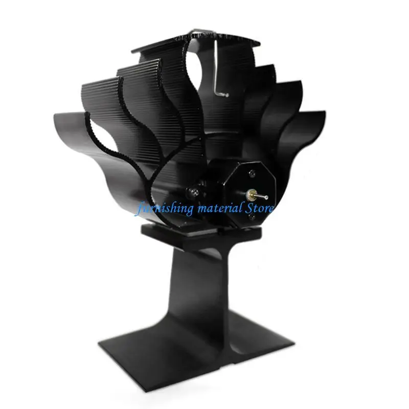 

Y5GD Eco-Friendly Stove Fan on Chimney for Wood Log for Burner Fireplace Quiet for Gas Pellet Log Burning Stove for Idea