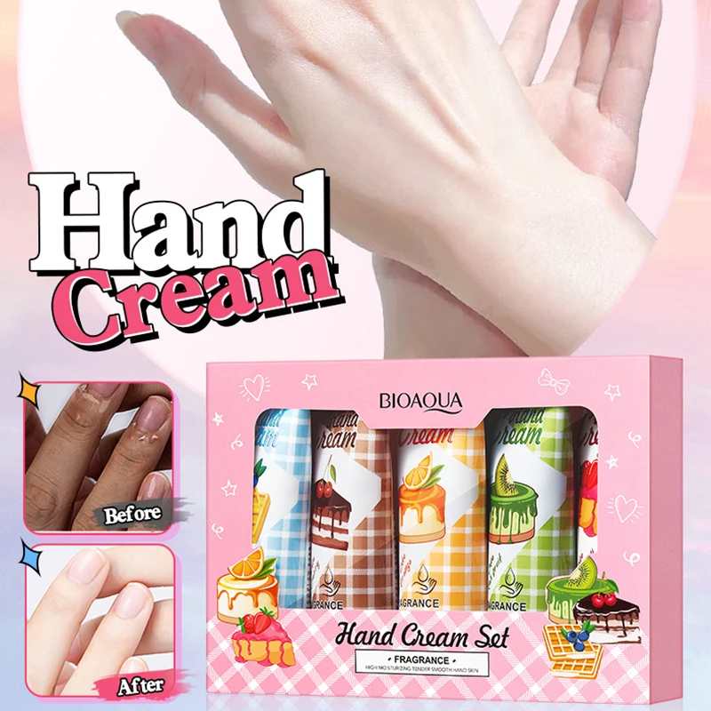 هدية عيد الميلاد 5/صندوق مجموعة كريم اليد ، كريم اليد العطر ، نسيج كريم ، كريم اليد حزمة السفر ، مرطب متين هدية للنساء #5