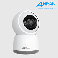 ANRAN 5MP FHD Baby Monitor Camera Security Wifi Surveillance Camera Two Way Audio IR Night Vision 24/7 Smart Alerts/Tracking