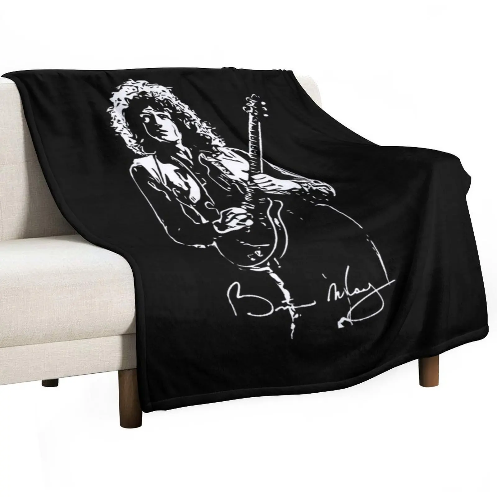 

Brian May Throw Blanket Soft Home Decor Blanket for Couch Bedroom