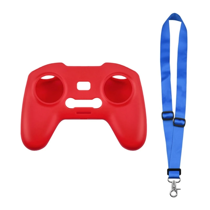 Adjustable Neck Belt Remote Controller Lanyard Strap/Silicone Case for Avata 2 0XLA