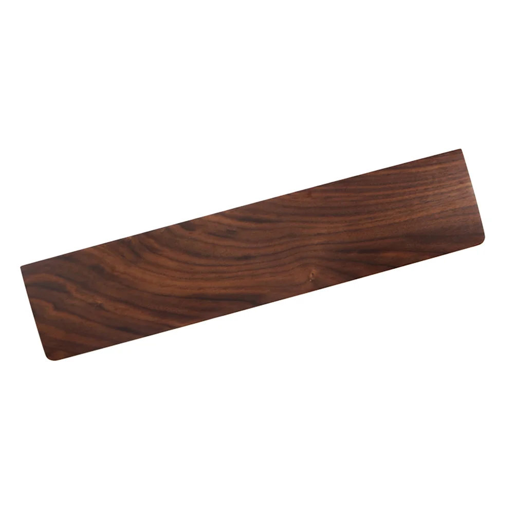 300 Mm Hand Rest Trumpet Drain Clique Accessories Keyboard Wrist Pad Wood for Laptop Walnut Ergonomic Palm Computer