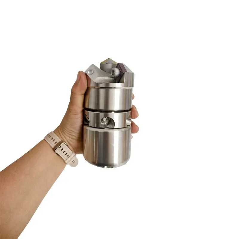 Rotating High Pressure Nozzle Stainless Steel Ceramic Tip Sewer Truck Cement Grease Hard Debris Pipe Dredging Cleaning Accessory