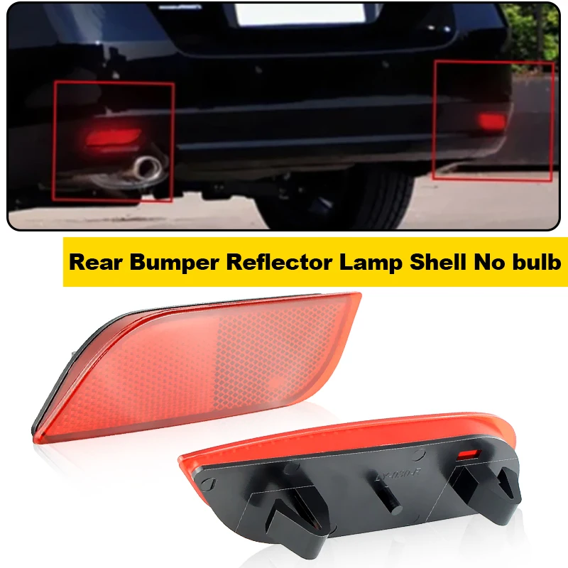 2PCS For subaru Impreza XV Crosstrek Legacy Exiga Levorg Ascent Rear Bumper Reflector Cover Shell No Bulb 84281FG000, 84281FG010