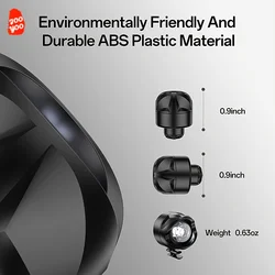 2 uds luz de pesca recargable por USB iluminación para deportes al aire libre senderismo Camping luces de advertencia para zapatos