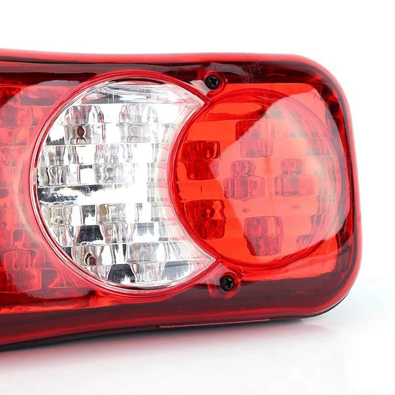 NEW-46 LED Tail Lights Rear Brake Lamp Stop Light Turn Signal Light Reverse Indicator Lamp For Car Truck Trailers 24V