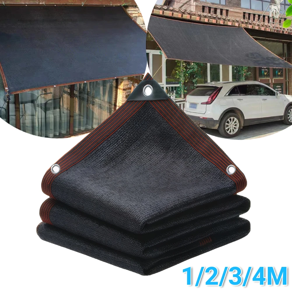 1/2/3/4M Pet Sunshade Mesh Durable Antifreezing Plants 50% Shading Mesh Thermal/Sunscreen Net Cover Multipurpose Thickened Tarp