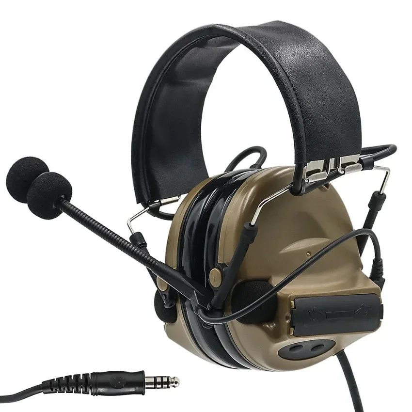 Tactical Headset Comta II Outdoor Sports Hunting Military COMTA 2 Headset Noise Cancelling Hearing Protection Earmuffs