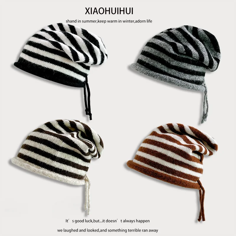 chapeu-listrado-de-malha-quente-ex-outono-inverno-facionable-rosto-emagrecimento-protecao-de-ouvido-bone-de-tartaruga-para-homens-e-mulheres