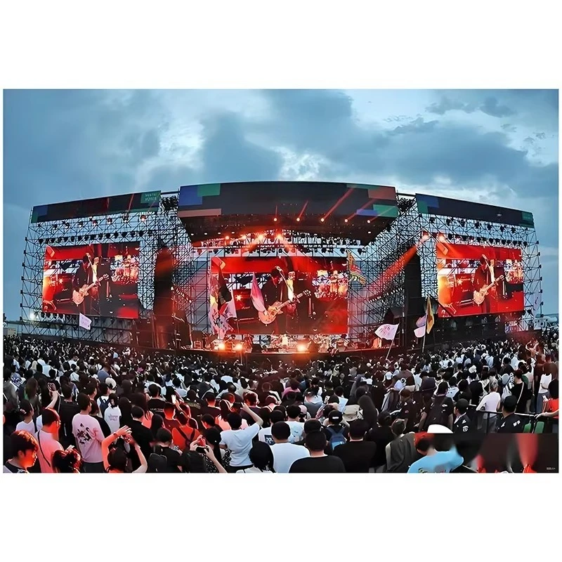 Indoor Outdoor Giant Stage Background Led Video Wall P2.6 P2.9 P3.91 P4.81 Seamless Splicing Rental Led Display Panel 1000cd