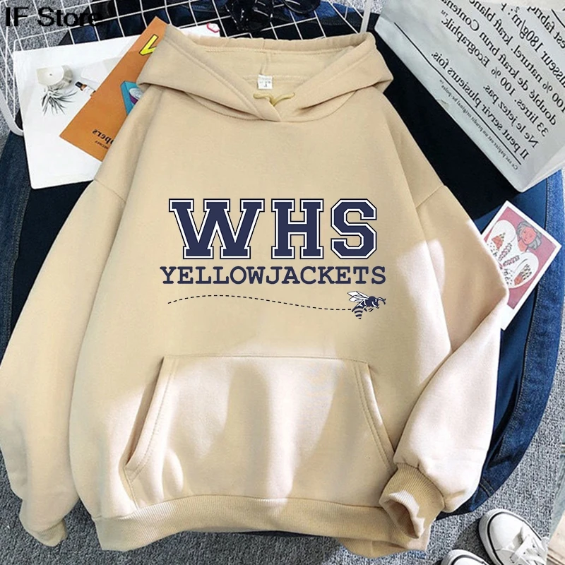 

WHS Yellowjackets Hoodie Men Women Harajuku Fashion Sweatshirt Casual Oversized Pullovers Trends Design Hoody Autumn Winter Tops