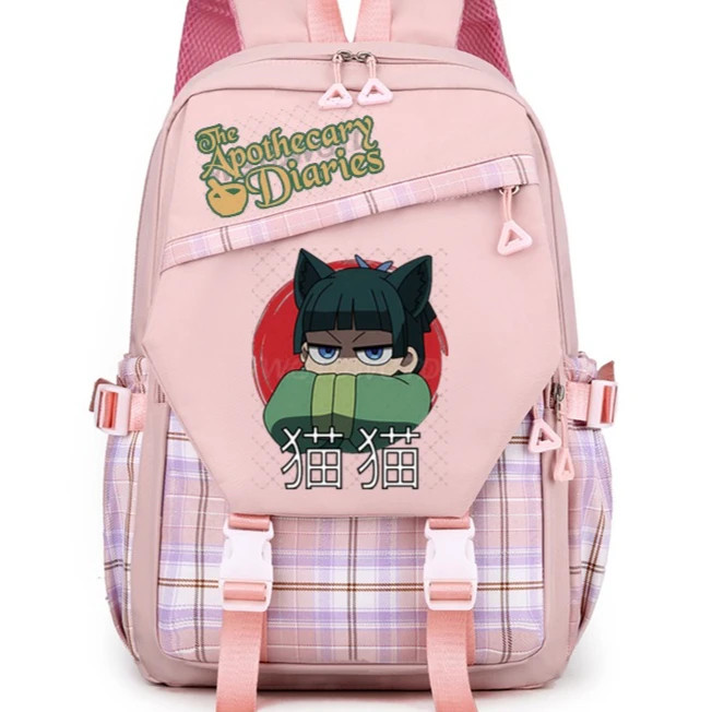 

The Apothecary Diaries Maomao Школьный рюкзак для студентов и девочек, модный уличный дорожный рюкзак, рюкзак с героями мультфильмов, сумка для книг для девочек