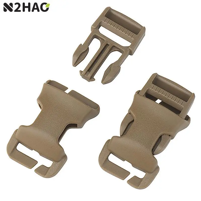 2Pcs Buckles Side Release Buckle Quick Attach Surface Mount CS Hunting Gear Airsoft Vest Modular Attachment Point