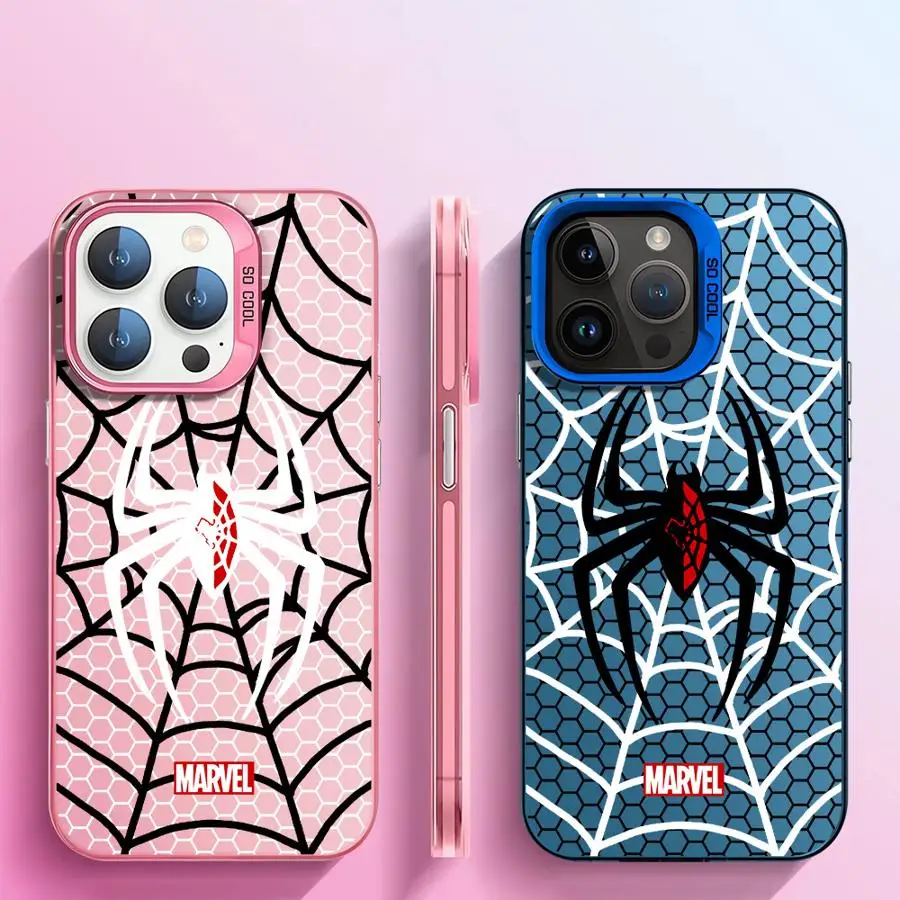 Marvel Sipiderman Logo Case for OPPO A98 A74 A94 A76 A58 A57 A78 2022 A55 A17k A15s Reno 7Pro 7Z 8T 10Pro 7 Soft Cover