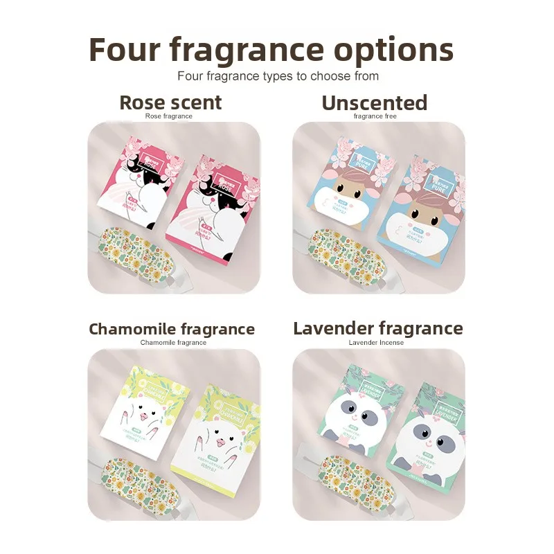 5 عبوات من قناع العين بالبخار للمكتب - تحجب الدفء الفوري والضوء، بالجملة