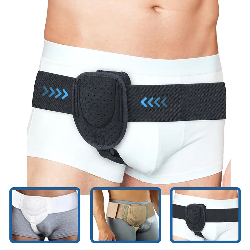 Adult Inguinal Hernia Belt Truss Support, Groin Comfort for Men & Women, Physical Reducible Support for Hernia