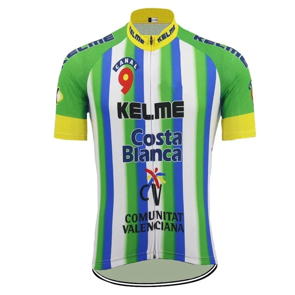 Summer Team Kelme Cycling Jerseys 20D Bib Set MTB Bicycle Clothing Ropa Ciclismo Road Bike Wear Men\'s Short Maillot Culotte Suit