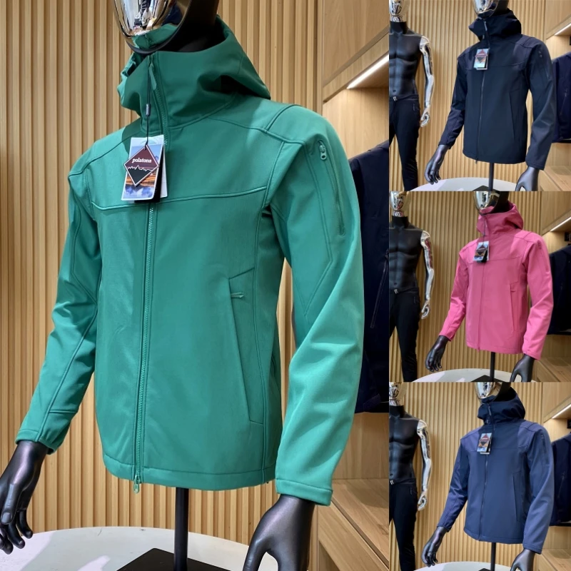 

3D Tailored Softell Jaet Fce Lined ex Autumn Winter Windproof Technology Faionable Casual Wear Nylon Spandex