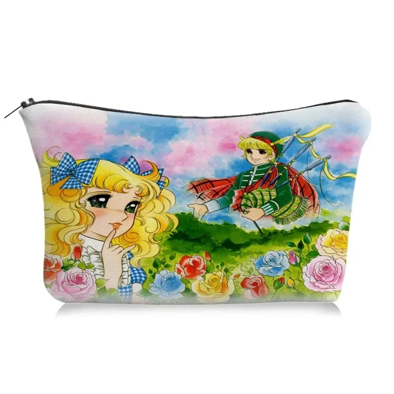 Candy Candy Doll Makeup Bag for Women Travel Cosmetic Organizer Cute Cartoon Girl Storage Toiletry Bags