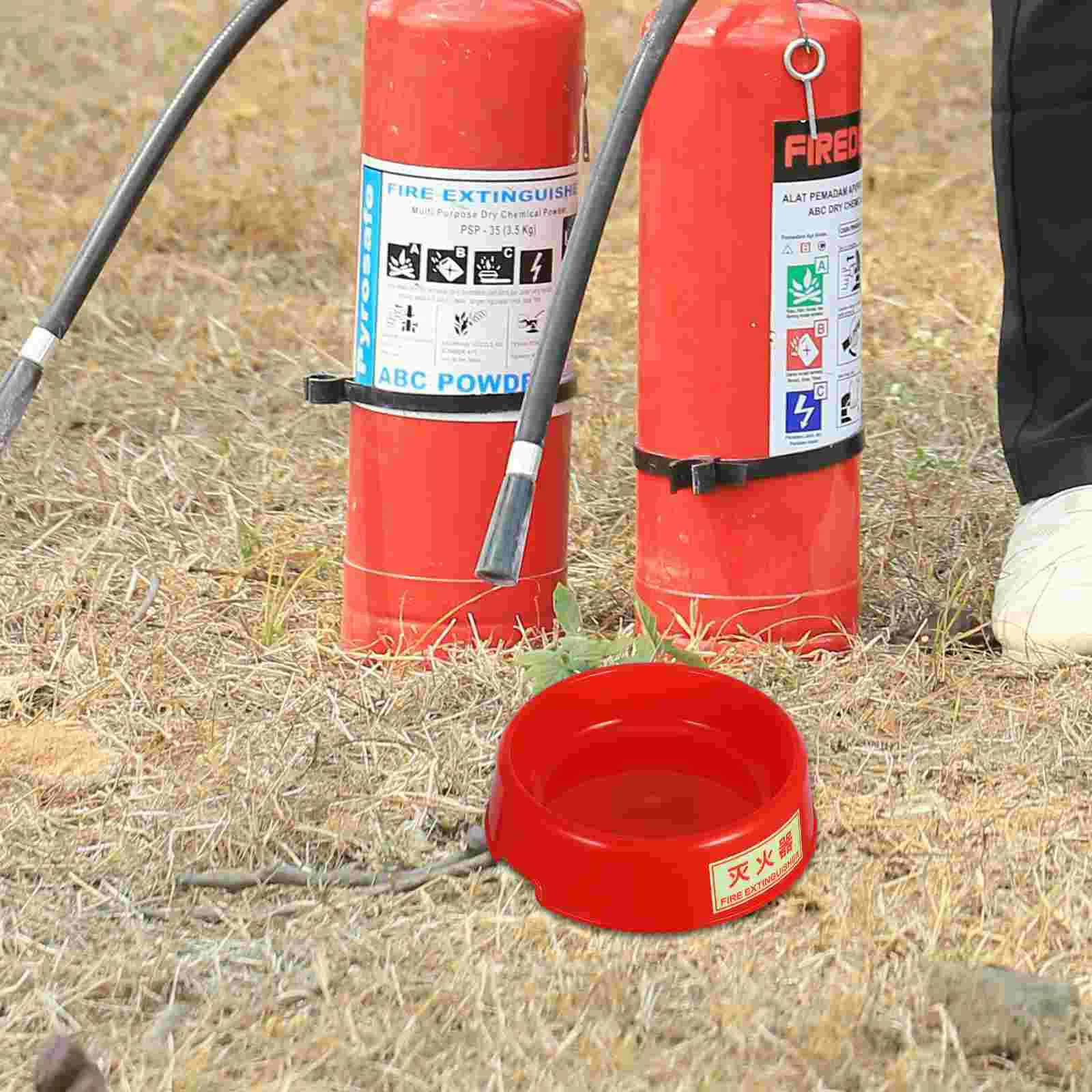 Fire Extinguisher Base Organizer Storage Equipment Plastic Floor Holder Support