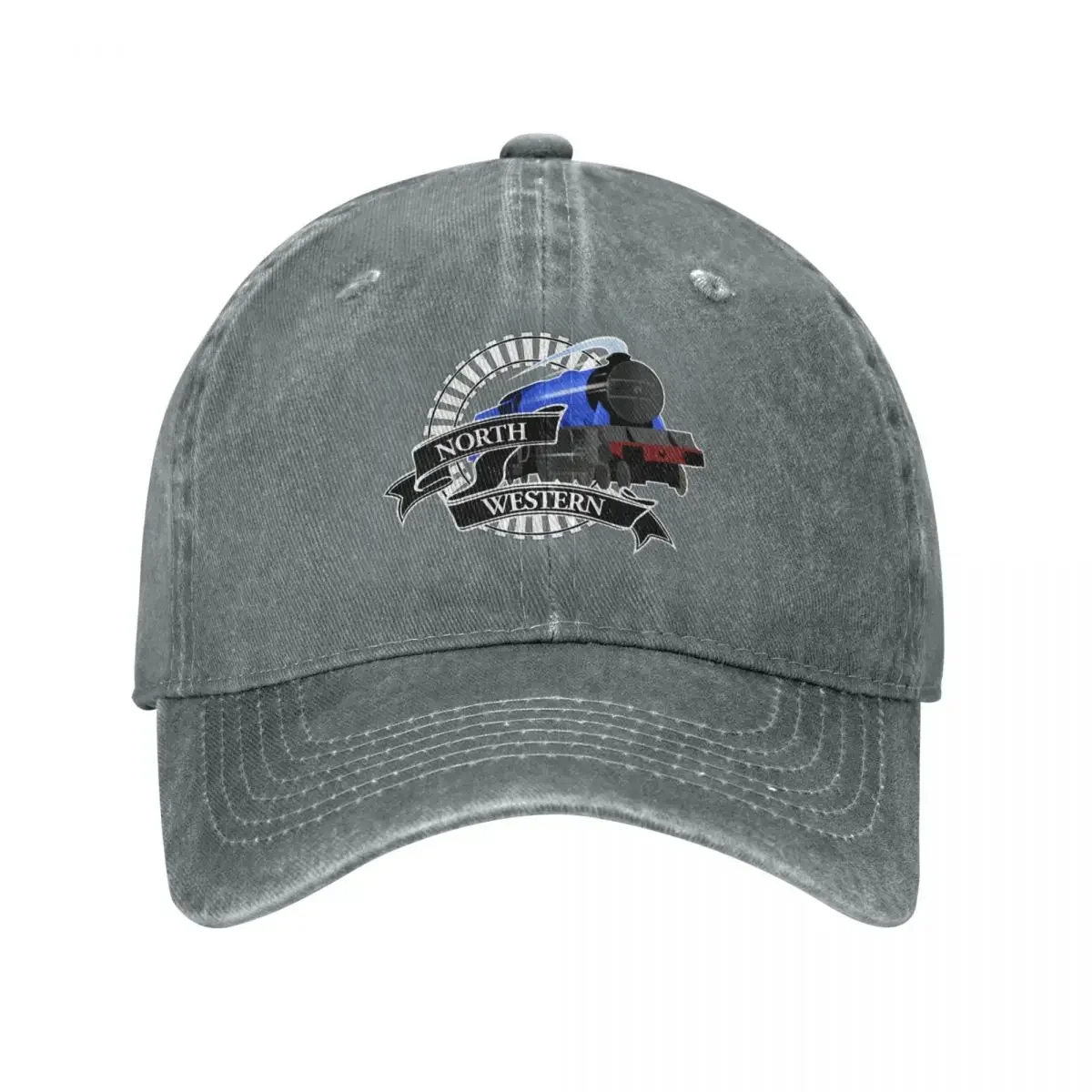

North Western Train Logo Baseball Cap Golf Cap Luxury Man Hat Rugby Visor Girl'S Hats Men's
