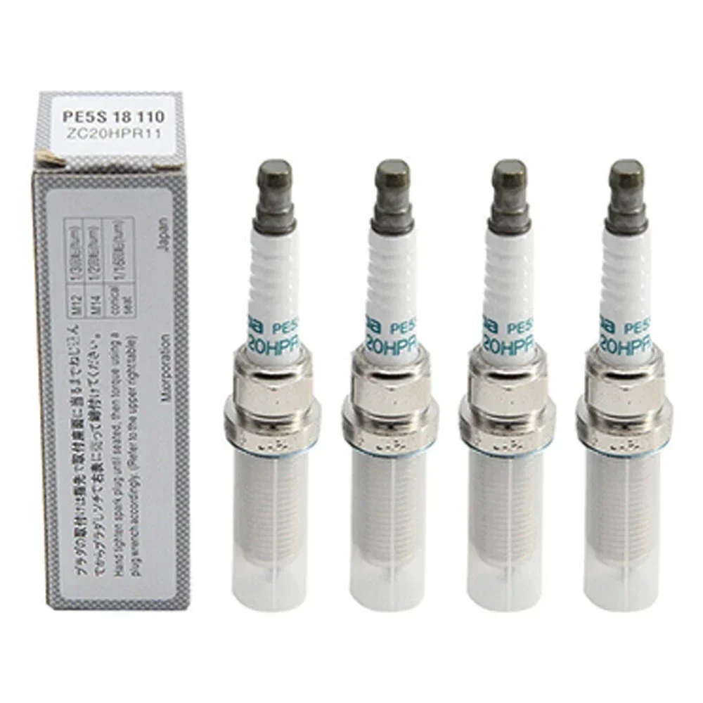 4/6Pcs PE5S-18-110 ZC20HPR11 High Quality Spark Plug For Mazda 3 6 CX-3 MX-5 Miata CX-5 Axela Demio TOYOTA Auris Auto Parts