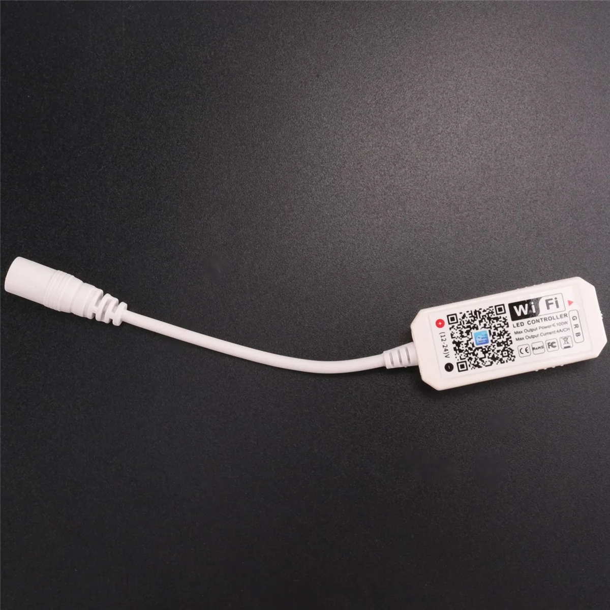 

B02B-RGB Led Light Strip Voice Control Work with Alexa & Google Home, WIFI Wireless Smart Controller with Free App Via IOS Or