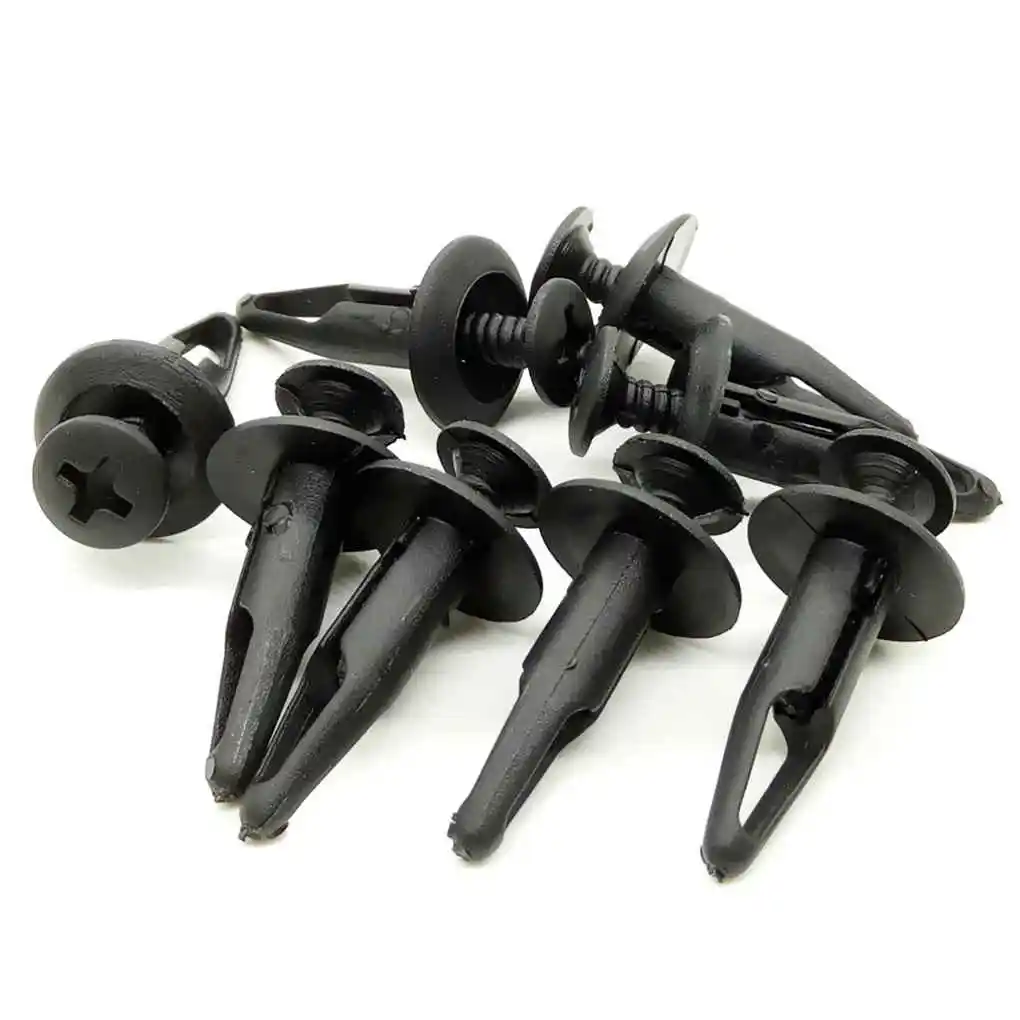 Pack of 50 Plastic Rivet Practical Expands Legs Components Bumper Fastener Fixing Fasteners Craftsmanship Doors Clips