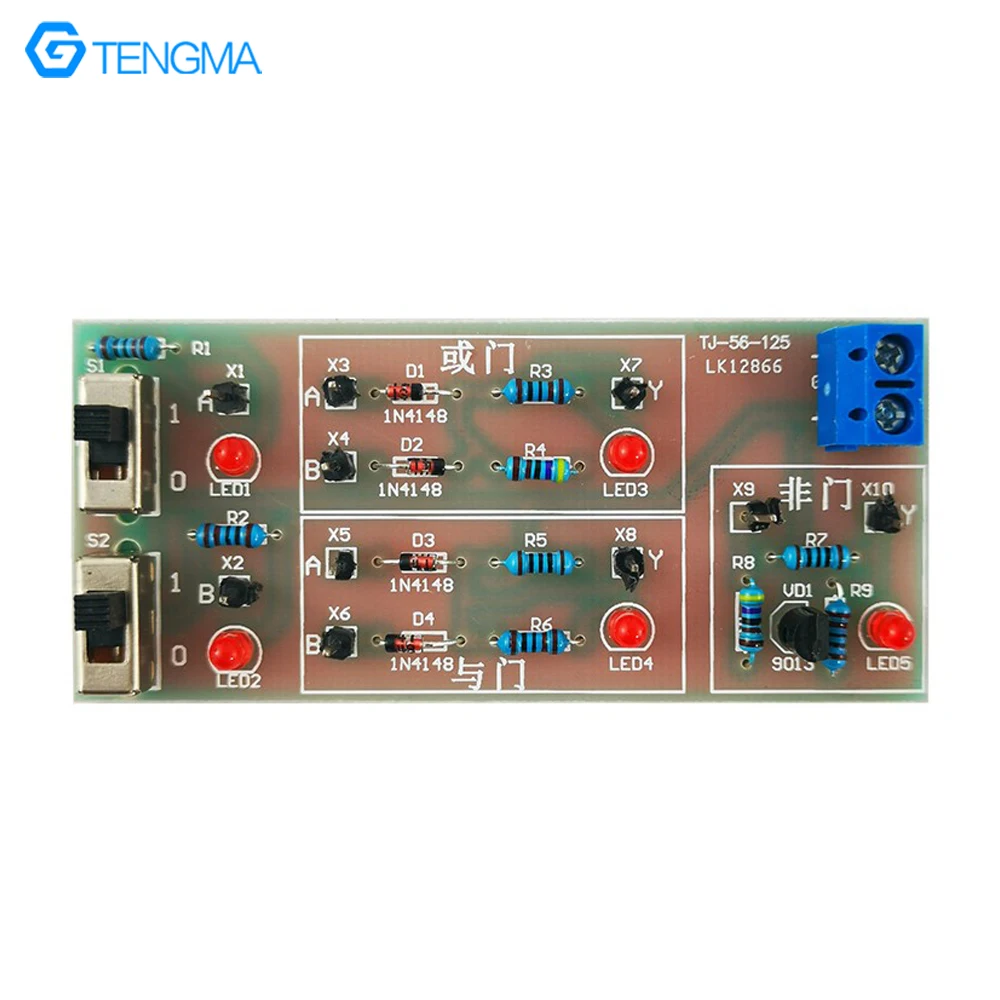 Discrete Component Gate Circuit Welding DIY Kit and/or Non-logic  Digital Electronic Technology Teaching and Training